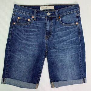 Gap 1969 Shorts Size 26 Blue Denim Bermuda Womens